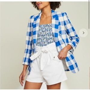 Veronica Beard Bexley Plaid Dickey Jacket